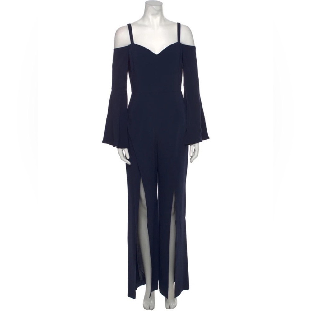 Intermix Gemma Cold Shoulder Split Leg Jumpsuit i… - image 5